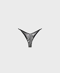 Mango Women's Metallic Bikini Bottoms