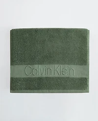 Calvin Klein Iconic Cotton Jacquard Hand Towel, 30" x 16"