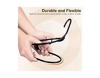 Durable Plastic Hangers Light-Weight with Hooks Black 60 Pack