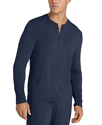 Tommy John Men's Second Skin Long-Sleeve Henley T-Shirt