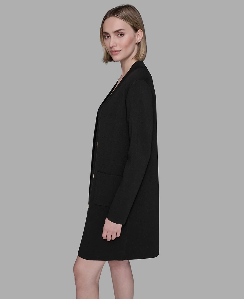 Karl Lagerfeld Paris Women's Long Sleeves Cardigan Sweater