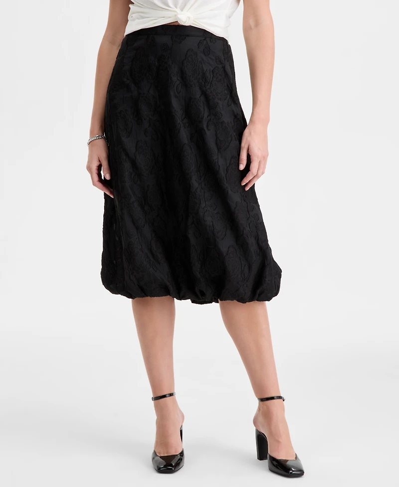 On 34th Women's Floral Jacquard Organza Bubble Skirt, Macy's Exclusive