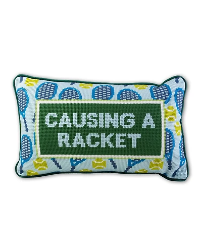 Furbish Needlepoint Pillow
