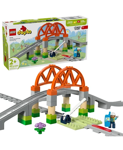 Lego Duplo Town Train Bridge and Tracks Expansion Set