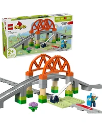 Lego Duplo Town Train Bridge and Tracks Expansion Set