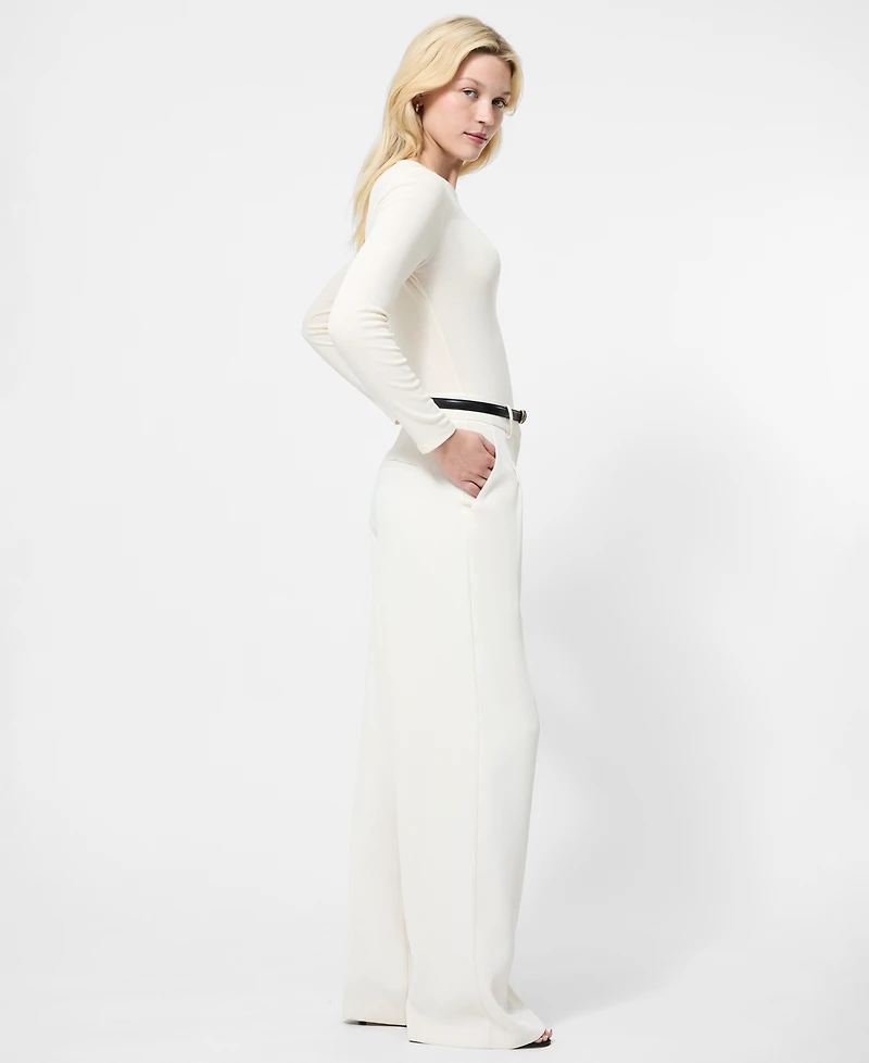 French Connection Women's Knit Long Sleeve Top