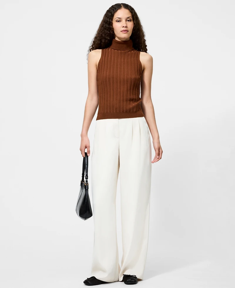 French Connection Women's Turtle Neck Top