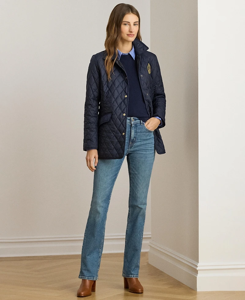 Lauren Ralph Women's Quilted Crest Jacket