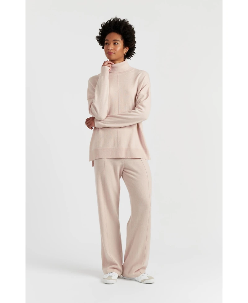 Chinti & Parker Women's Relaxed Roll Neck Wool Cashmere Sweater