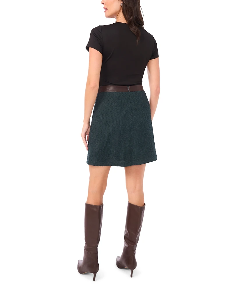 Vince Camuto Women's Solid Mini Skirt