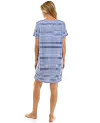 Roudelain Women's Short Sleeve Printed Sleepshirt
