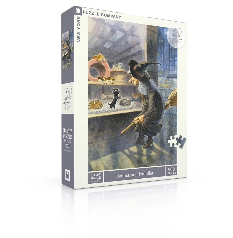 New York Puzzle Company Something Familiar 500 Piece Puzzle