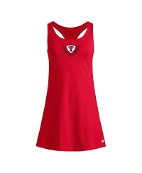 Adidas Women's Red Texas Tech Raiders Spring Fling Active Racerback Skort Dress