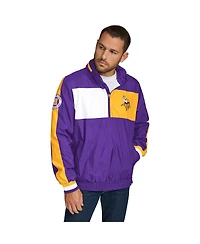 Tommy Hilfiger Men's Purple Minnesota Vikings Gael Lightweight Half-Zip Hoodie Jacket
