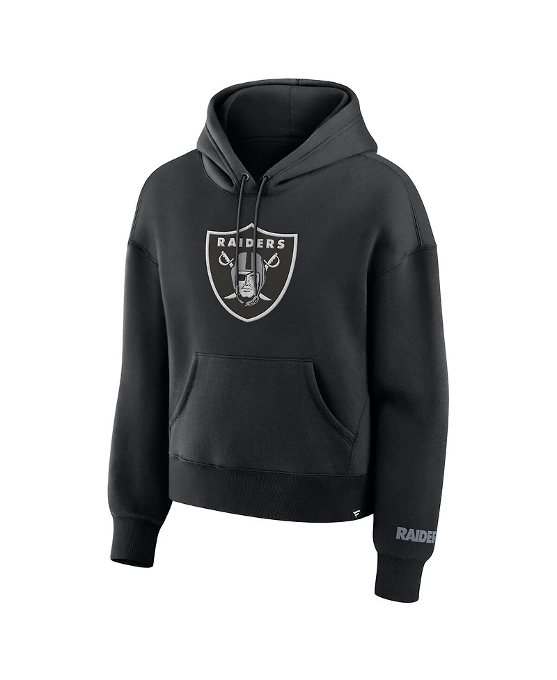 Fanatics Women's Black Las Vegas Raiders Legacy Fleece Pullover Hoodie