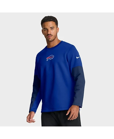 Nike Men's Royal Buffalo Bills Sideline Scripted to Win Performance Long Sleeve T-Shirt