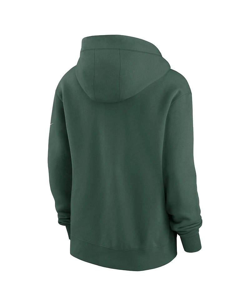 Nike Women's Green Bay Packers Phoenix Rewind Full-Zip Hoodie