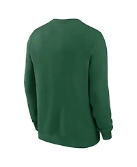 Nike Men's Green New York Jets Primetime Club Fleece Pullover Sweatshirt