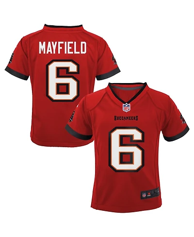 Nike Baby Boys and Girls Baker Mayfield Red Tampa Bay Buccaneers Team Player Game Jersey