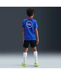 Nike Big Boys and Girls Royal Paris Saint-Germain 2025/26 Third Academy Pro Pre-Match Performance Jersey
