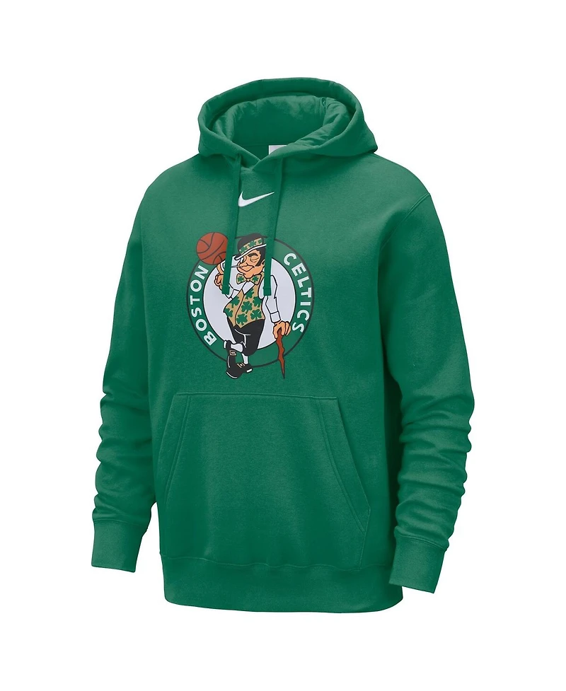 Nike Men's Kelly Green Boston Celtics Essential Logo Club Pullover Hoodie