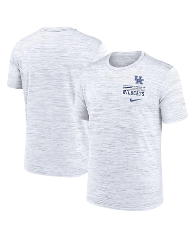 Nike Men's White Kentucky Wildcats Velocity Stacked Performance T-Shirt