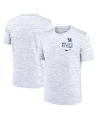 Nike Men's White Kentucky Wildcats Velocity Stacked Performance T-Shirt
