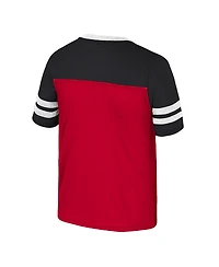 Colosseum Big Girls Scarlet Nebraska Huskers Princess Bubblegum Bling T-Shirt