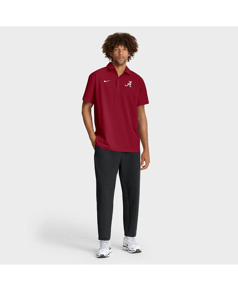 Nike Men's Crimson Alabama Tide 2025 Coaches Sideline Polo Shirt