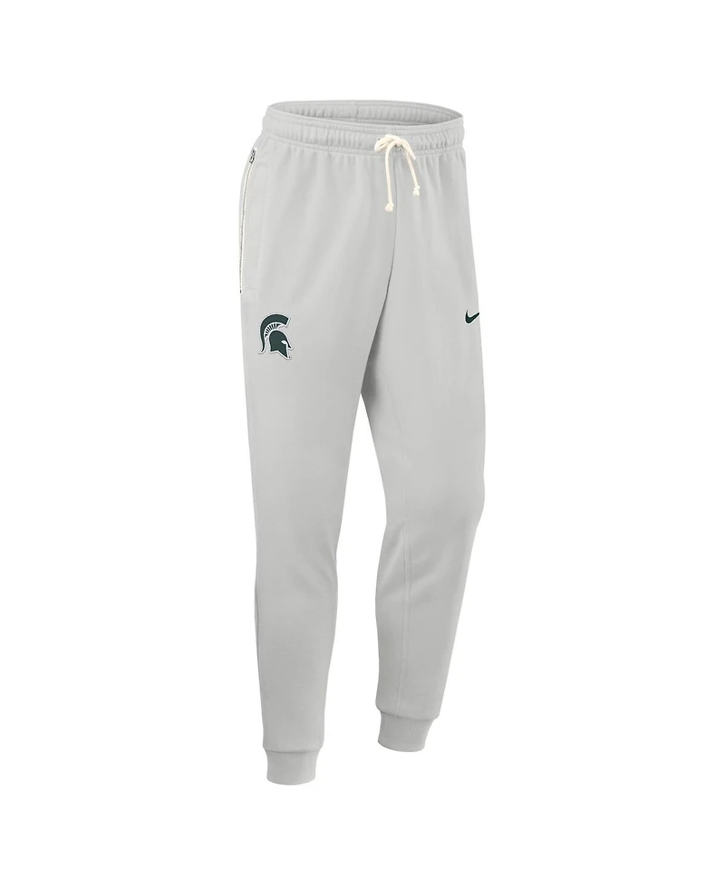 Nike Men's Gray Michigan State Spartans 2025 Sideline Standard Issue Dri-fit Taper Pants