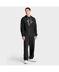 Nike Men's Black Atlanta Falcons Sideline Standard Issue Initial Home Dri-fit Hoodie