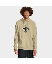 Nike Men's Gold New Orleans Saints Sideline Standard Issue Alt 2 Dri-fit Hoodie