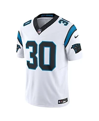Nike Men's Chuba Hubbard White Carolina Panthers Vapor F.u.s.e. Limited Jersey
