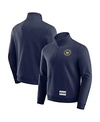 Darius Rucker Collection by Fanatics Men's Navy Michigan Wolverines Quarter-Zip Pullover Sweatshirt