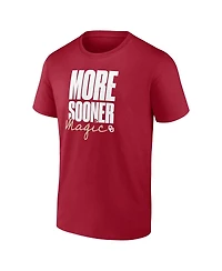 Logo Athletic Men's Crimson Oklahoma Sooners More Sooner Magic T-Shirt