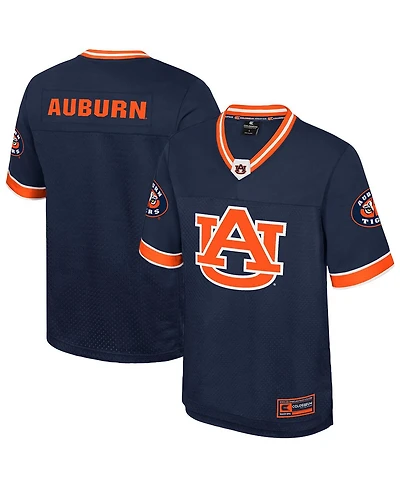 Colosseum Men's Navy Auburn Tigers Nothing but the Hits Football Jersey