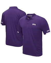 Colosseum Men's Purple Tcu Horned Frogs Santry Polo Shirt