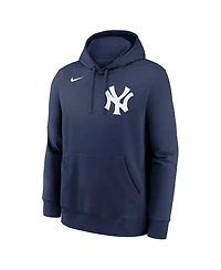 Nike Men's Cc Sabathia Navy New York Yankees Retired Player Name Number Club Pullover Hoodie