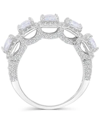 Macy's Cubic Zirconia Ring (6.221 ct.t.w.) Sterling Silver