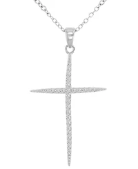 Macy's Cubic Zirconia Necklace (0.303 ct.t.w.) in Sterling Silver
