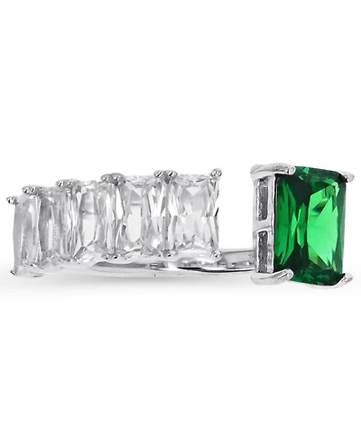 Macy's Cubic Zirconia Baguette Ring (2.31 ct. t.w.) Sterling Silver