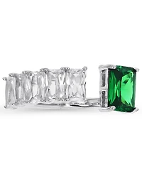 Macy's Cubic Zirconia Baguette Ring (2.31 ct. t.w.) Sterling Silver