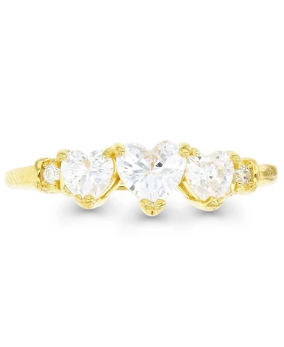Macy's Cubic Zirconia Anniversary Band Ring (1.596 ct. t.w.) 14K Yellow Gold Over Sterling Silver