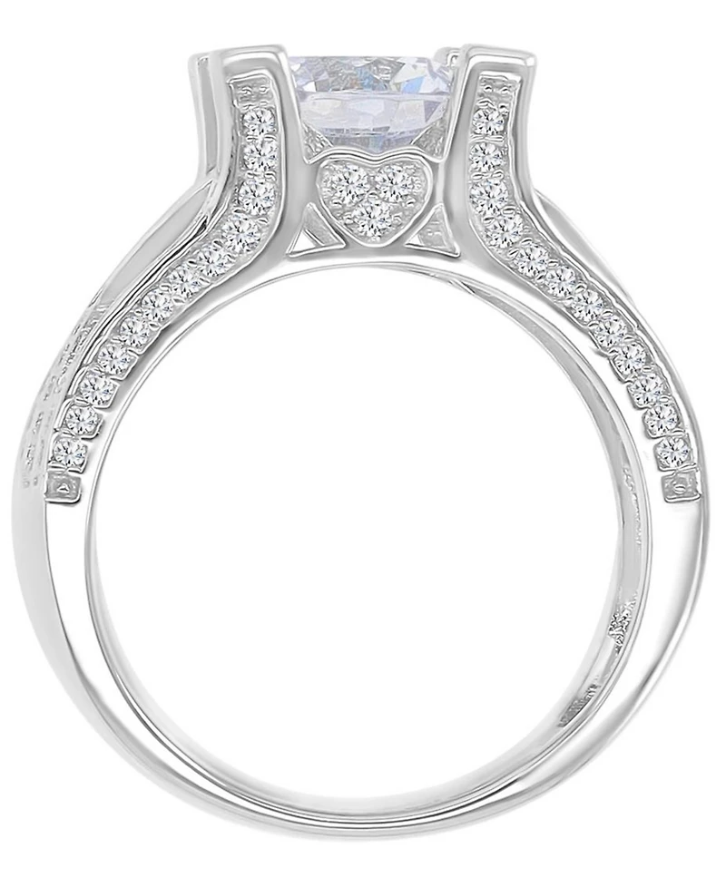 Macy's Cubic Zirconia Ring (3.46 ct.t.w.) Sterling Silver
