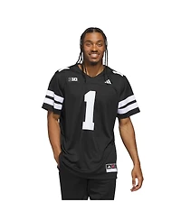 Adidas Men's 1 Black Nebraska Huskers Alternate Premier Jersey
