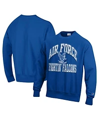 Champion Men's Royal Air Force Falcons Vault Late Night Reverse Weave Pullover Sweatshirt