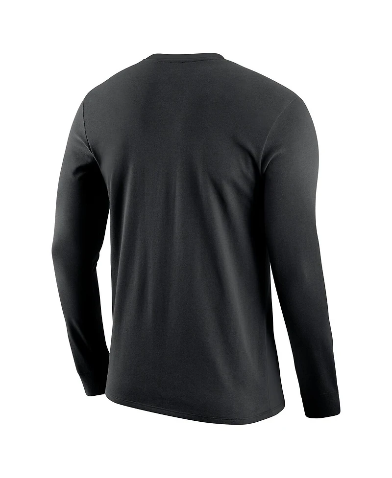 Nike Men's Black Air Force Falcons Apls Fighting Falcon Collection Rivalry Long Sleeve T-Shirt
