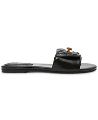 Steve Madden Women's Moreland Turnlock Slide Sandals