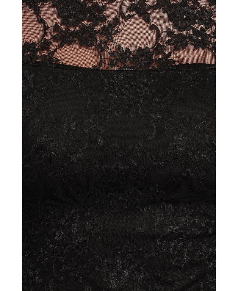 Petal and Pup Women's Ziva Lace Overlay Bodysuit