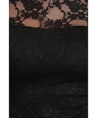Petal and Pup Women's Ziva Lace Overlay Bodysuit